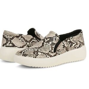 Vionic Kearny Snake Print Platform Slip On Sneaker Orthotic 8.5
